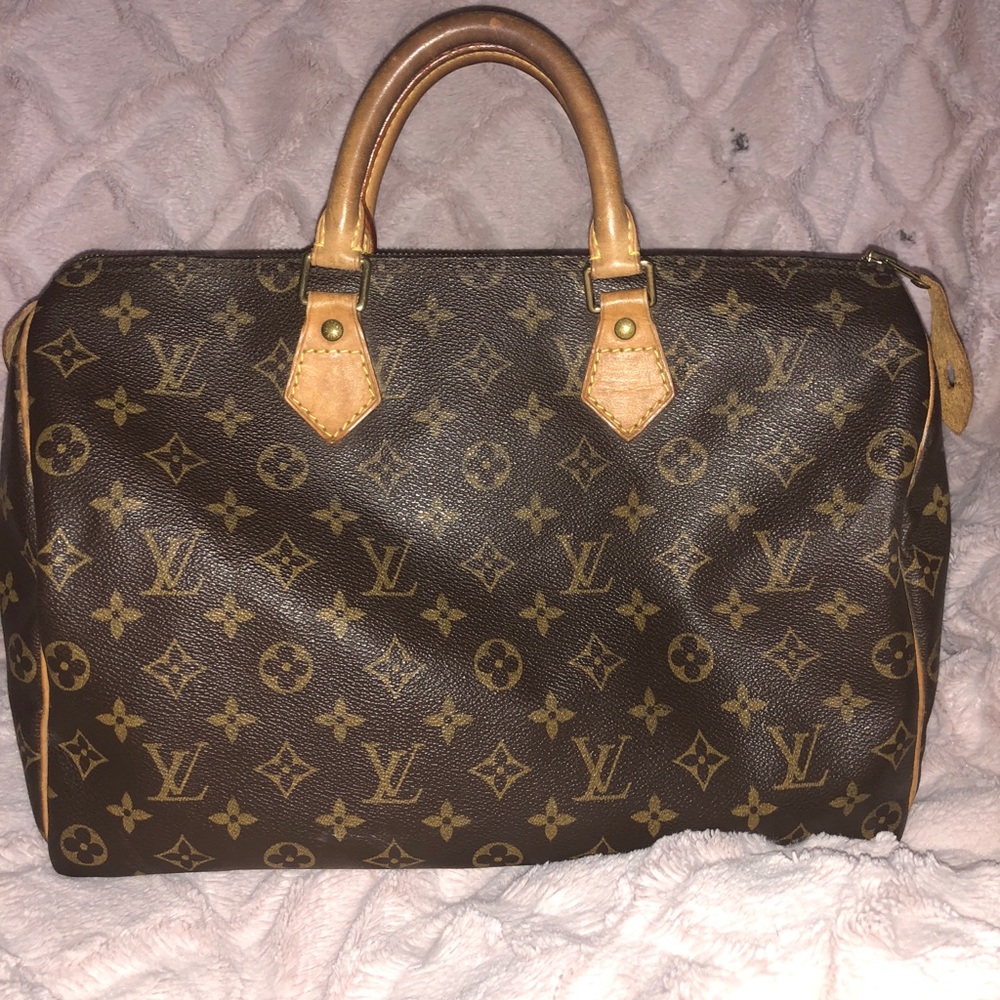 SOLD Authentic Speedy 35 Monogram